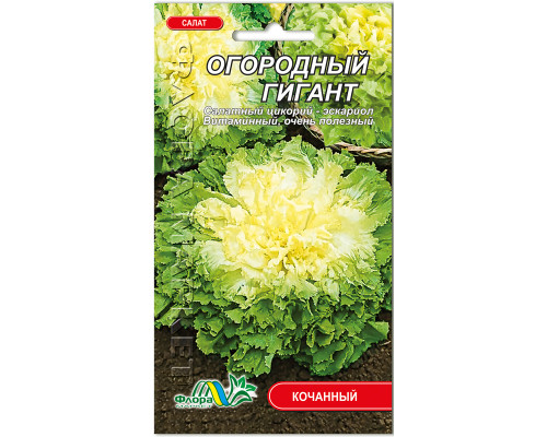 Семена салат цикорный  Огородный гигант  0,3г. Флора маркет