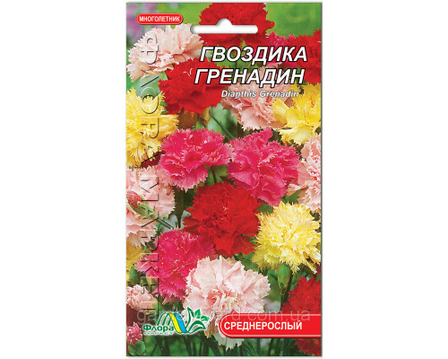 Семена цветов Гвоздика Гренадин Флора маркет