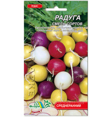 Насіння редис Веселка суміш сортів Флора маркет