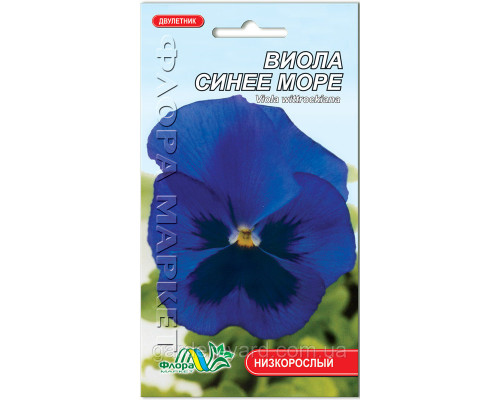 Семена цветов Виола  синее море 0,05г  Флора маркет