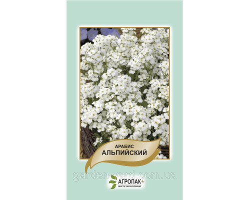Семена цветов Арабис альпийский белый  0,1г.  Агропак плюс