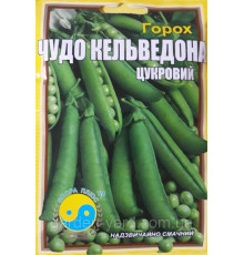 Семена горох  сахарный Чудо Кельведона 15г. Флора плюс