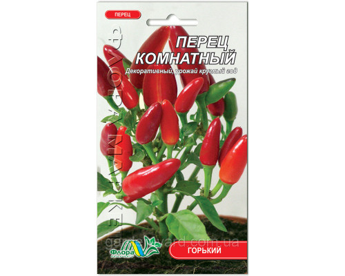 Насіння перець гострий Кімнатний 0,05 г. Флора маркет
