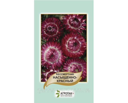 Семена цветов Бессмертник Насыщенно-красный 0,2 г. Агропак плюс