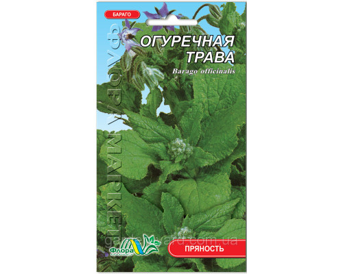 Семена Огуречная трава багаро 0,3г. Флора маркет