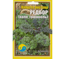 Семена капуста листовая Кале (грюнколь) Редбор 5г.  Флора плюс
