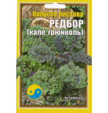 Семена капуста листовая Кале (грюнколь) Редбор 5г.  Флора плюс