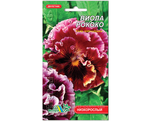 Семена цветов Виола Рококо смесь 0,05г Флора маркет