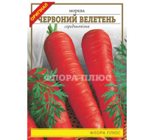 Семена морковь Красный гигант Флора плюс 15г.